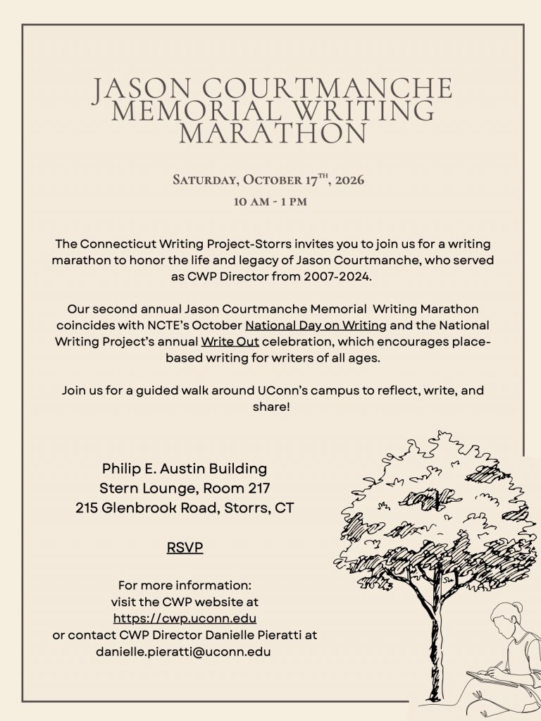 Jason Courtmanche Memorial Writing Marathon 2026
